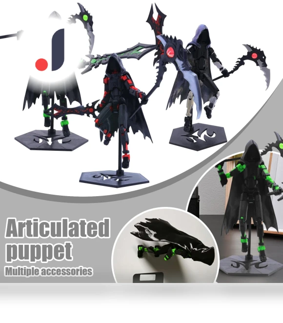 3D Printed Titan Robot Mobile Doll Set — Collectible Statues, amydeal