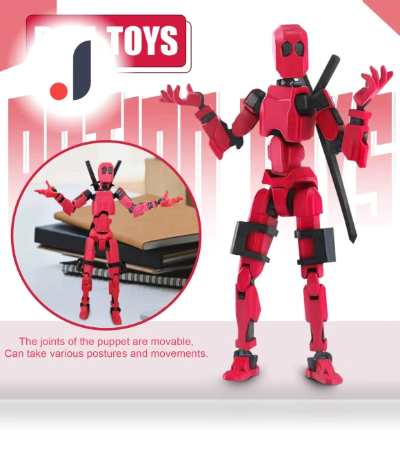 3D Printed Titan Robot Mobile Doll Set — Collectible Statues, amydeal