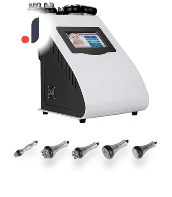 5 in 1 Vacuum Liposuction Ultrasonic Cavitation Radio Frequency Body Slimming Machine — Galvanic, L.RIDING PULO