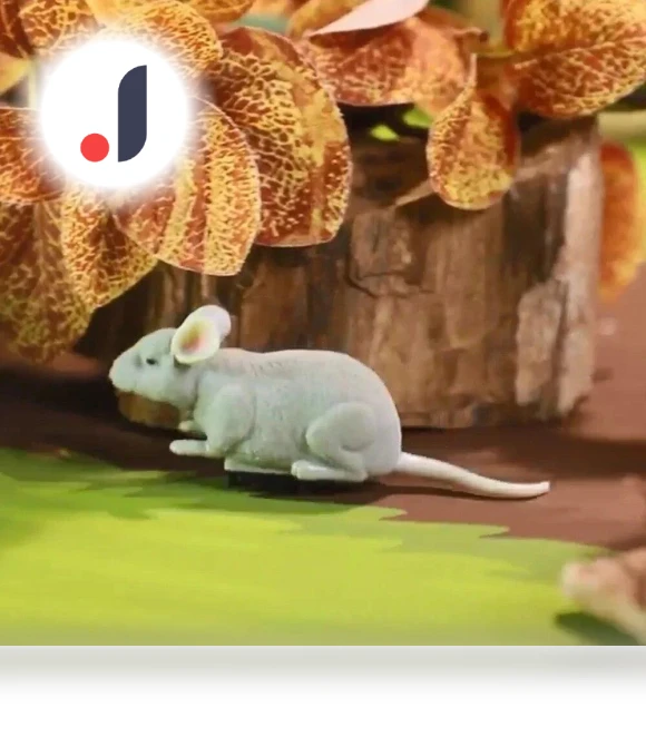 Automatic Escape Vibrating Robot Plush Mouse Toy — Mice & Animals, HIMO Group