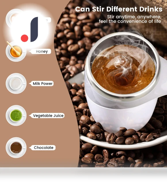 Automatic Magnetic Mixer for Coffee Cup — Beverage Warmers, Dongfang HOME A