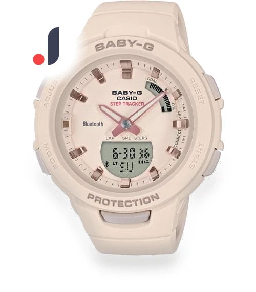 Baby-G BSA-B100-4A1JF G-SQUAD Steptracker Bluetooth Watch — Smartwatches, Casio