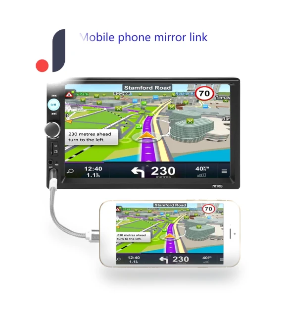 Bluetooth Car Radio with 7-inch Touch Screen — Stereo Receivers, Xudikou