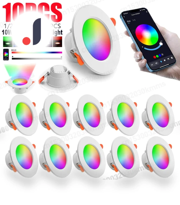 Bluetooth Smart LED Ceiling Light with Motion Sensor — Overhead Lighting, Cosy Homes