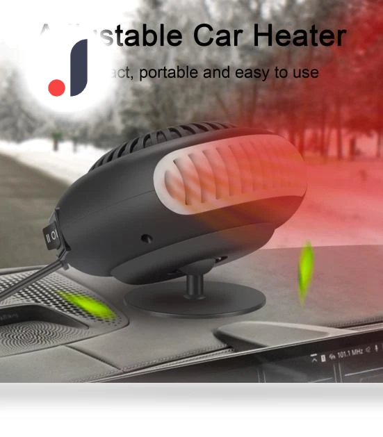 Car Heater with 360-Degree Rotating Base — Portable Heating Solutions, Car Accessories