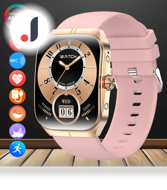 Curved Amoled Display Smart Watch — Smartwatches, SACOSDING