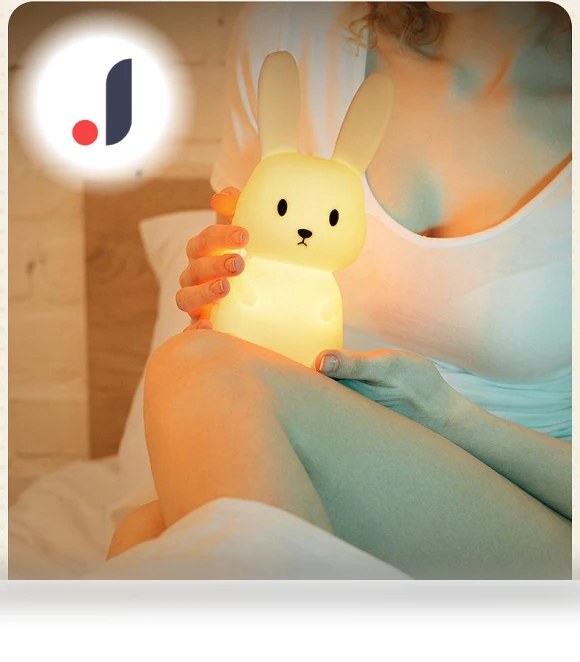 Cute Silicone Night Light — Lamps & Shades, Dongfang HOME A
