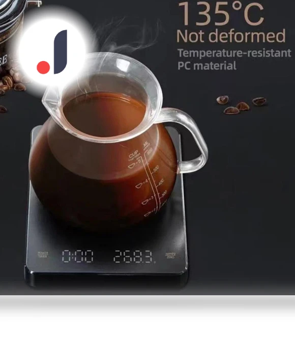 Digital Coffee Scale with Timer and USB Charging — Weight Management Tools, Build My Home