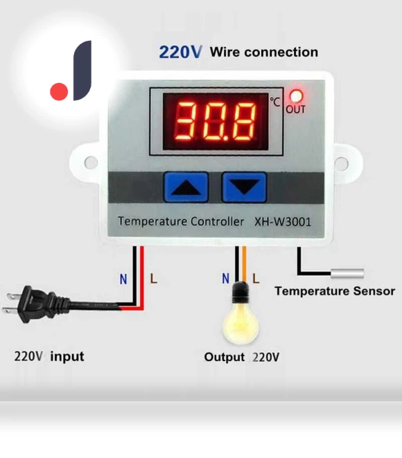 Digital LED Temperature Controller — Home Climate Control, free birds