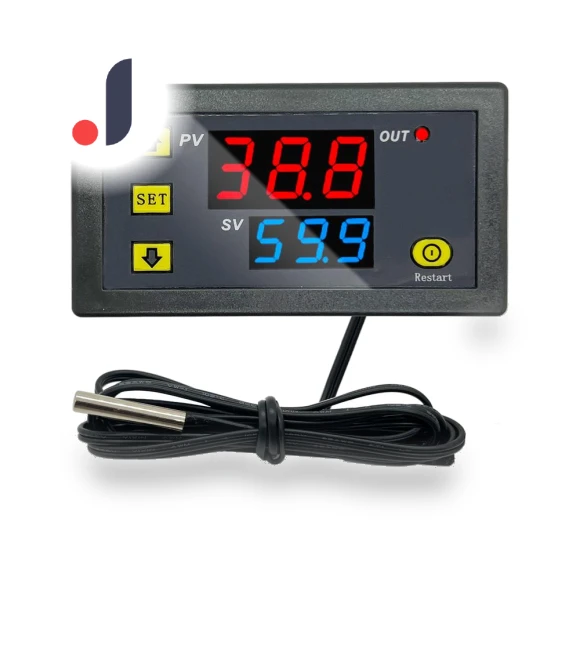 Digital Temperature Regulator with LED Display — Home Climate Control, Refreshing Home