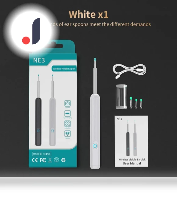 Ear Cleaner with Camera and LED Light — Wax Removal, Factory Discount Outlet