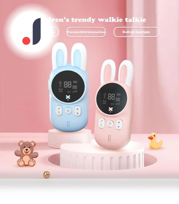 Electronic Wireless Walkie Talkie — Two-Way Radios for Kids, greentiger