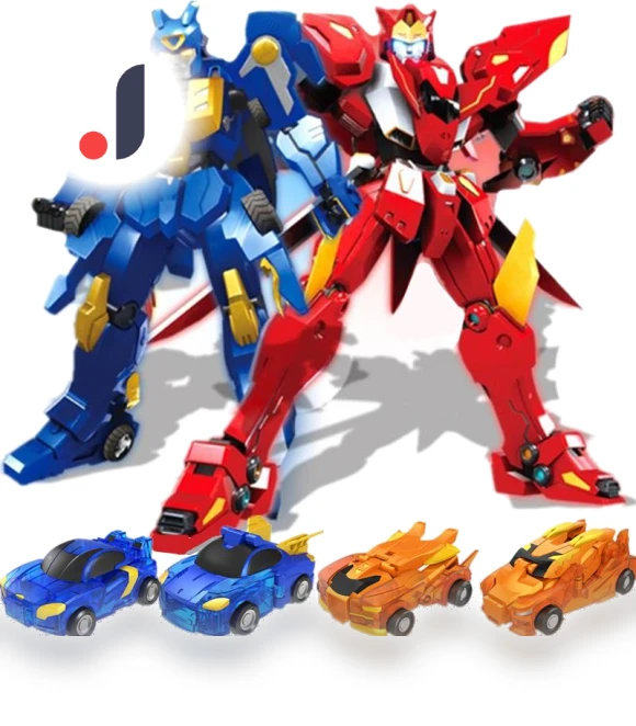 Explosive Speed Merge Deformation Robot Chariot — Toy Vehicles, Tamsin