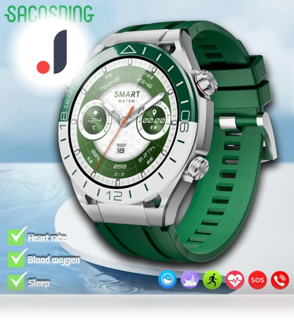 GPS Track AI Voice Calling Smart Watch — Smartwatches, SACOSDING