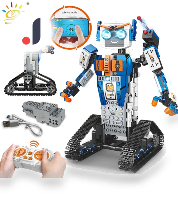High-Tech Remote Control Robots Building Blocks — Construction Kits, Favorlook