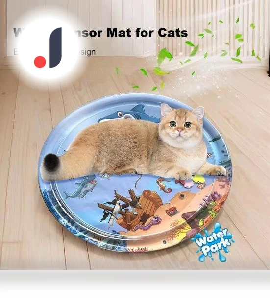 Interactive Water Sensor Play Mat for Cats — Cat Playthings, Xomken