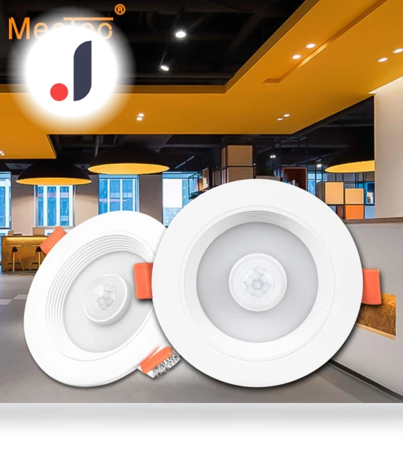 LED Spotlight with Motion Sensor — Outdoor Security & Flood Lighting, MeeToo