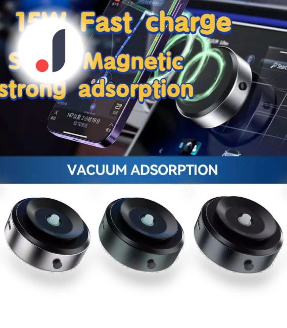Magnetic Car Phone Holder with Wireless Charging — Dashboard Installation Kits, A Auto Parts Mall