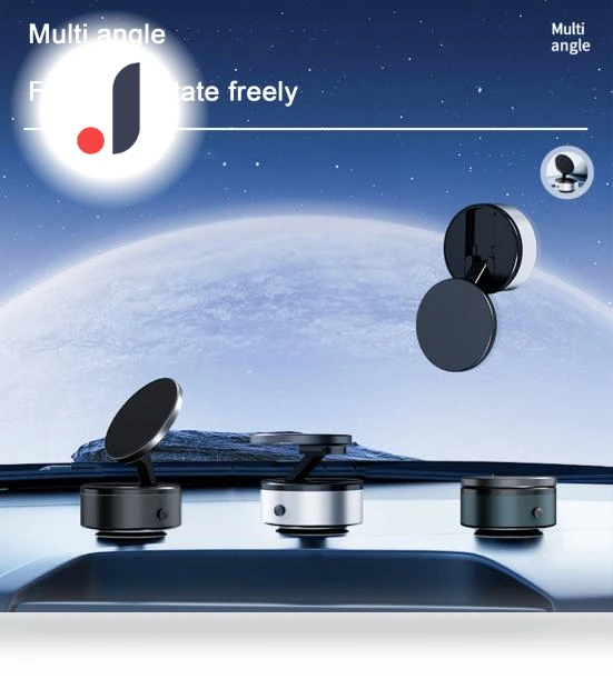 Magnetic Car Phone Mount — Dashboard Installation Kits, Worry free storage