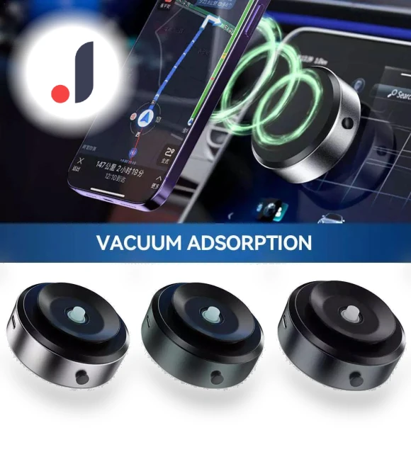 Magnetic Wireless Charger Phone Holder — Dashboard Installation Kits, Auto Launcher