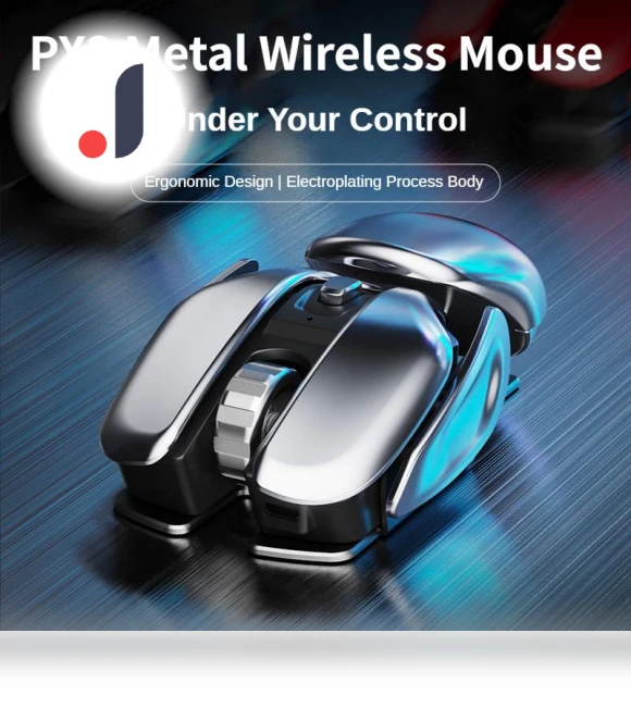 Metal 2.4G Rechargeable Wireless Silent Mouse — Mouse Pads