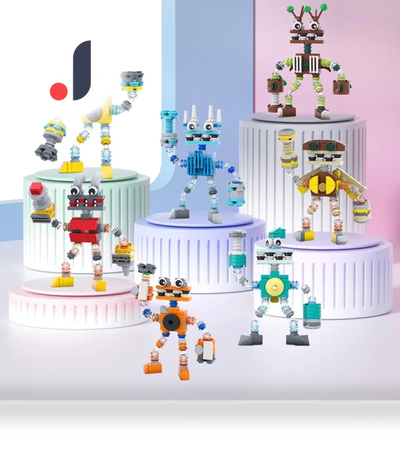 My Singing Chorus Wubbox Robot Building Blocks Set — Construction Kits, BuildMoc