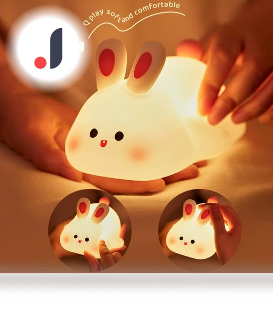 Night Light with Rabbit and Timer — Night Lights, Dongfang HOME A