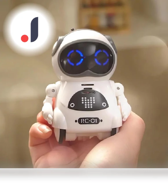 Pocket Emo Robot — Interactive Animal Companions, LYB Rainbow