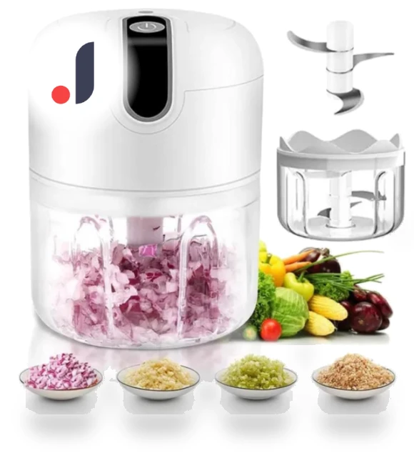 Portable Mini Chopper with 3-Layer Blades — Choppers, Living Mall