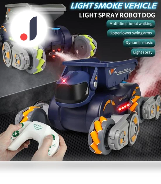Radio-controlled stunt car with light and music — Remote Control Cars, JJRC
