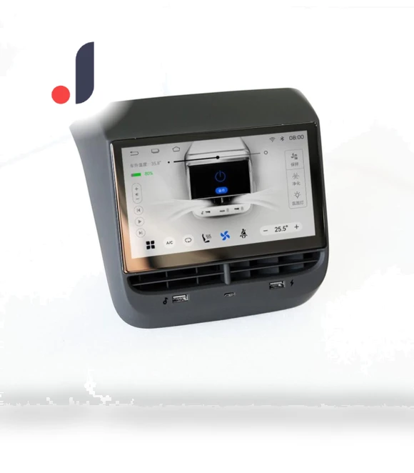 Rear Touch Screen Entertainment System Climate Control — Car Accessories & Gadgets, White Dream