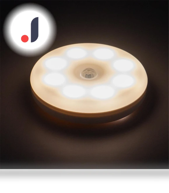 Rechargeable Two-Tone Night Light with Smart Motion Sensor — Night Lights, Dongfang HOME A