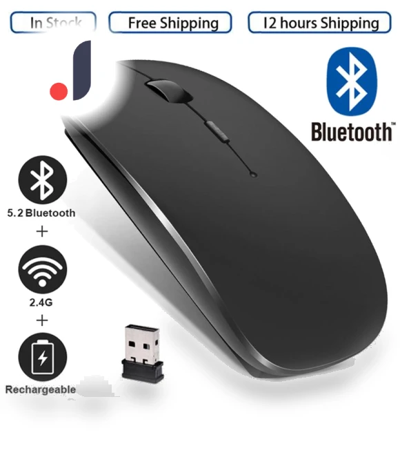 Rechargeable Wireless Bluetooth Mouse — Mouse Pads