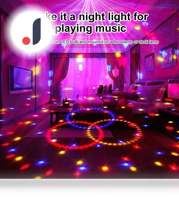 RGB E27 UFO BT Crystal Magic Ball LED Lamp — Kids' Lamps, KITCHEN-MALL