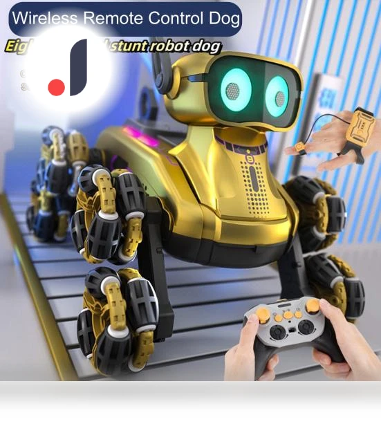 Robot Dog Toy with Remote Control and Light Music — Interactive Figures & Robots, bestlili