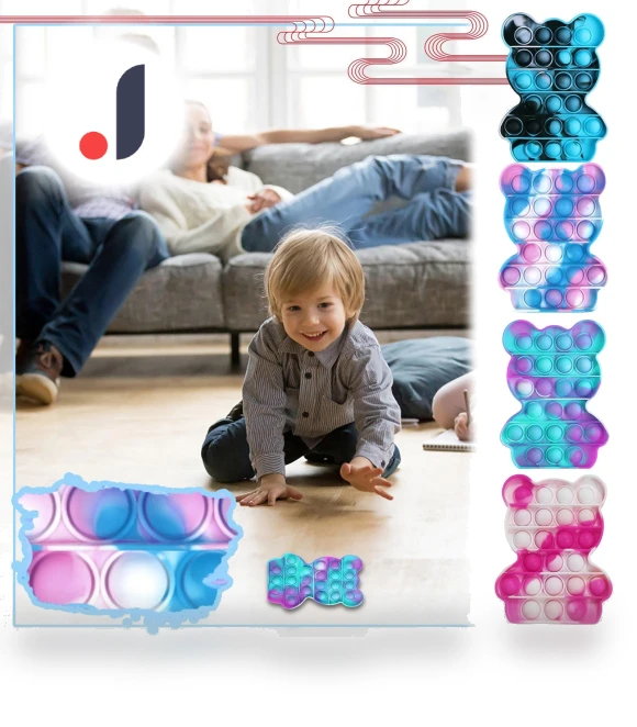Sensory Bubble Pop Toy — Blocks, Ximalaya