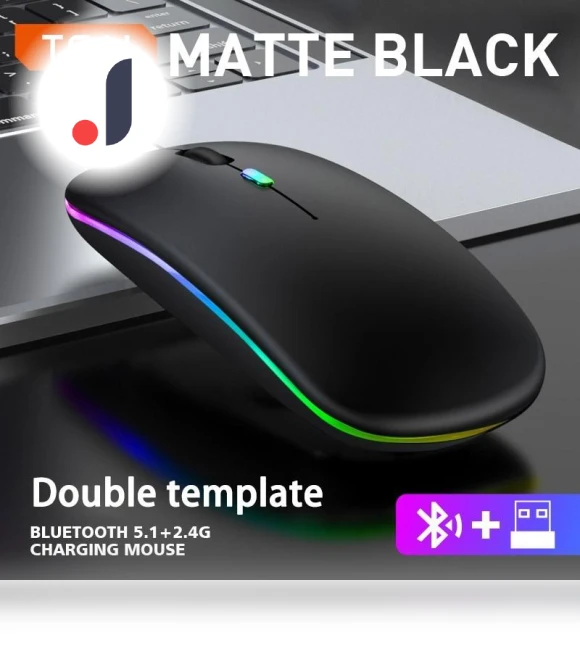 Silent Wireless Mouse for PC — Mice
