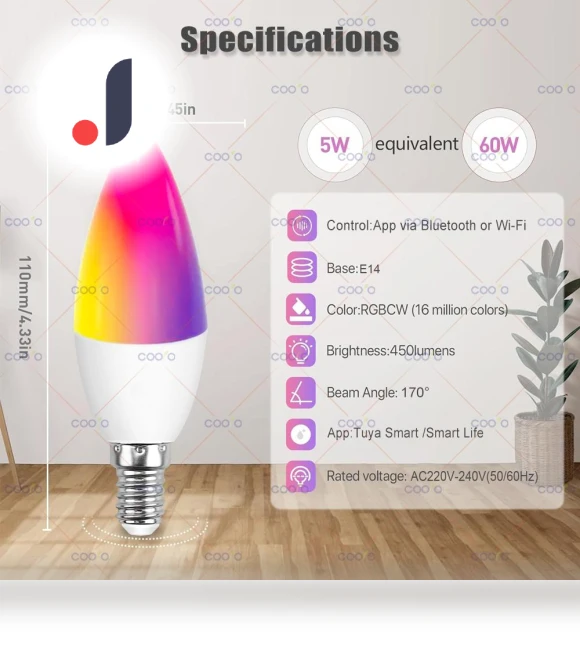 Smart Candle Lamp — Smart Home Modules, AE Selection