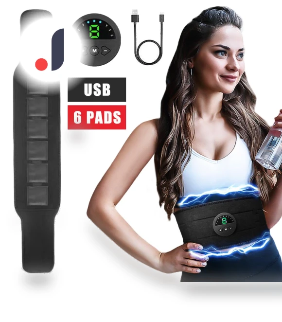 Smart EMS Fitness Vibration Belt — Muscle Stimulators, KSIYER BRYTEY