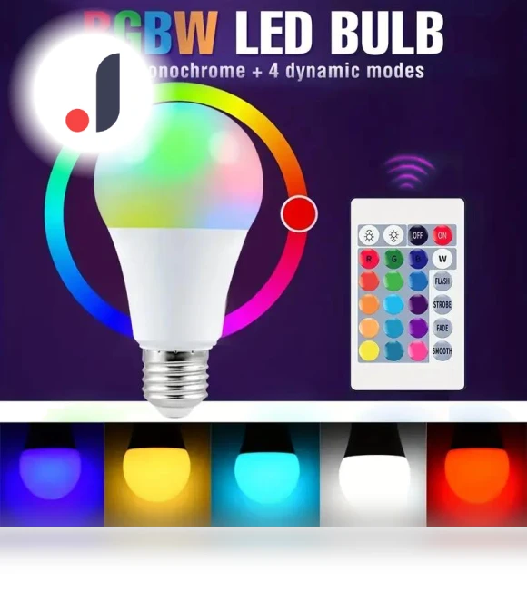 Smart LED RGB Color Changing Bulb — LED, Refreshing Home