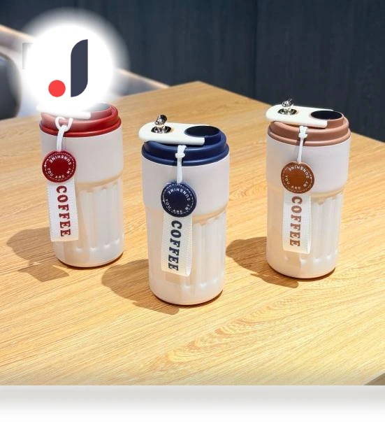 Smart Vacuum Coffee Mug with Temperature Display — Beverage Warmers, FINE DAY