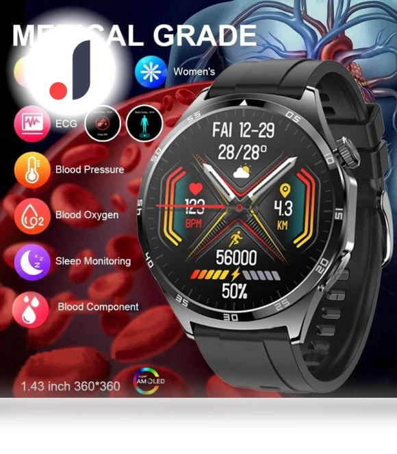 Smart Watch with AMOLED Display — Smartwatches, Lucky Start