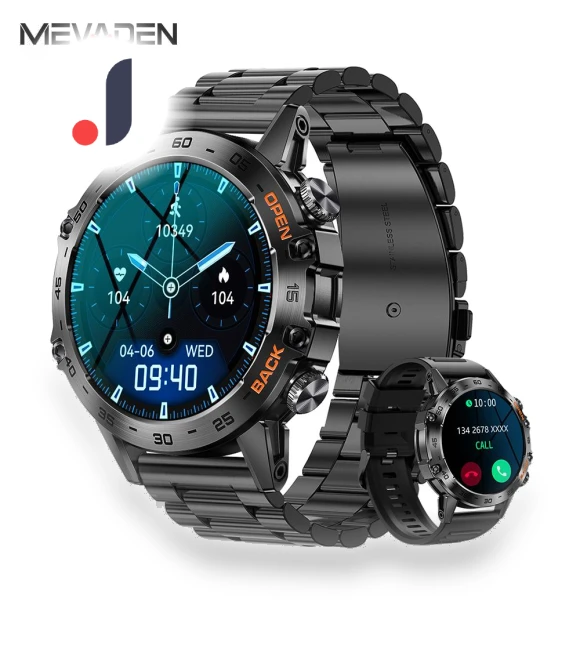 Smart Watch with Bluetooth Calling — Smartwatches, MEVADEN