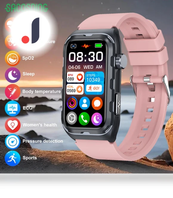 Smart Watch with ECG Health Monitor — Smartwatches, SACOSDING