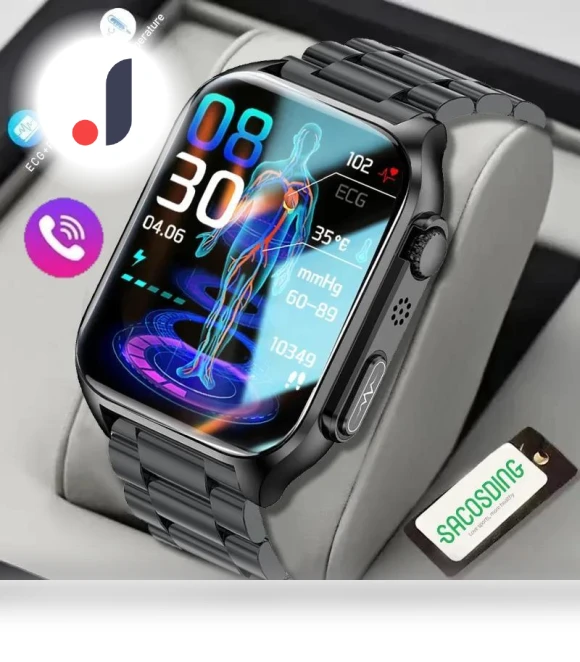 Smart Watch with NFC, ECG, and PPG — Smartwatches, SACOSDING