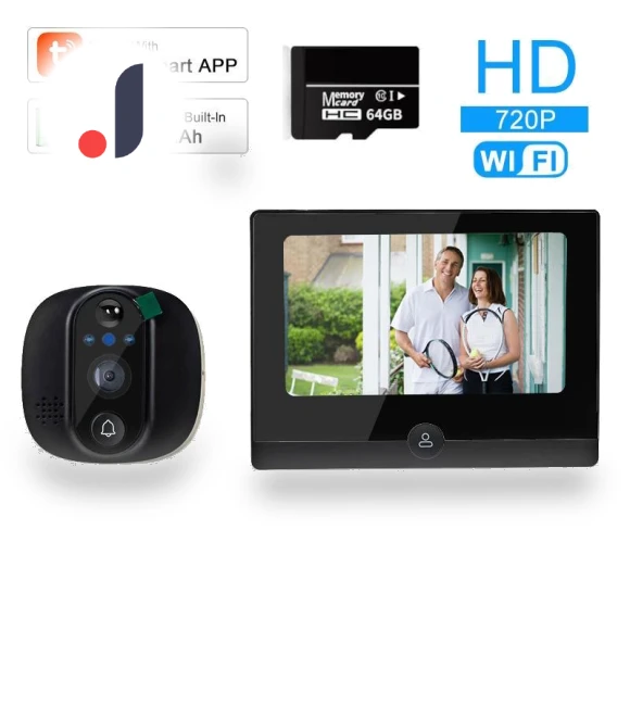 Smart Wi-Fi Doorbell with Camera — Smart Home Security, Jakemy