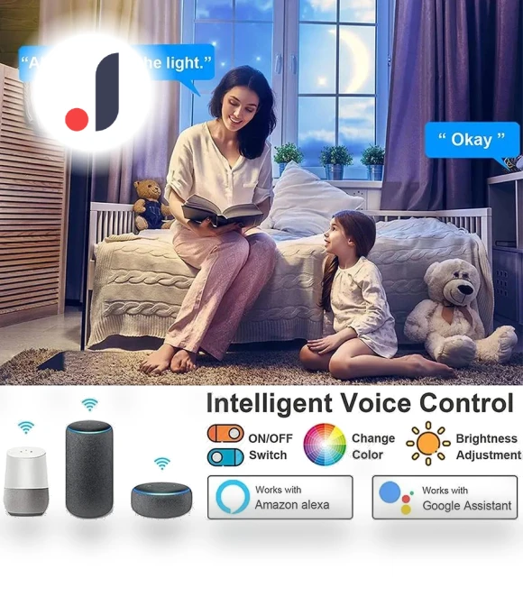 Smart WiFi BLE LED Ceiling Light — LED, Build My Home