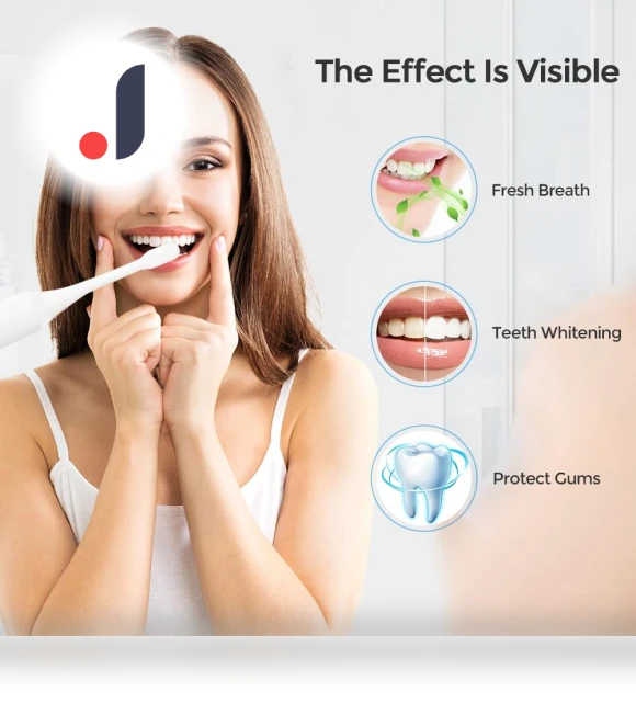 Sonic Vibration Electric Toothbrush — Sonic Electric Toothbrushes, TOP MALL-005