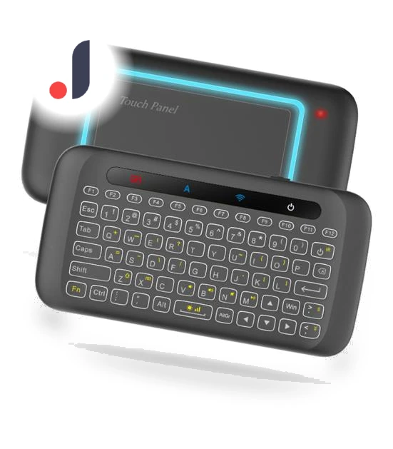 Universal Mini Keyboard Backlight with Wireless Air Mouse Controller — Keyboards, EDC Toy
