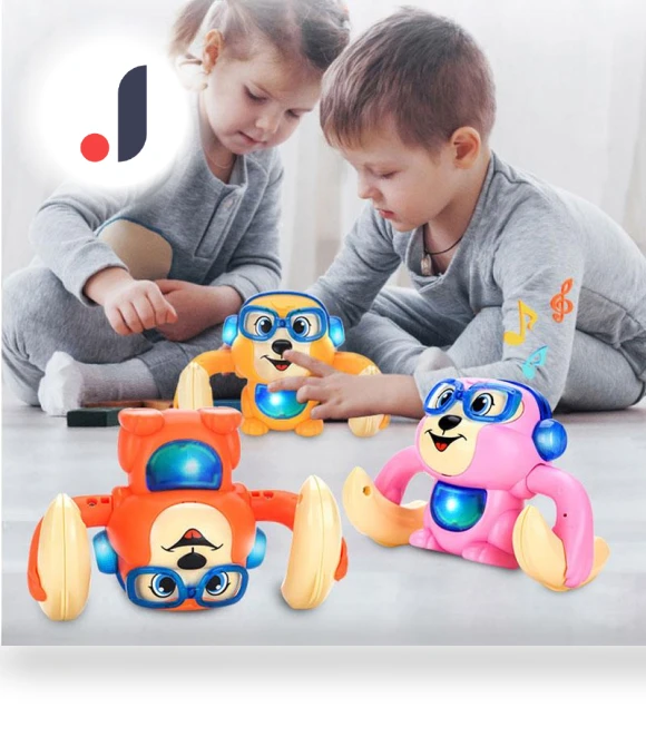 Voice Control Rolling Monkey Banana Toy — Melody Makers, Favorlook